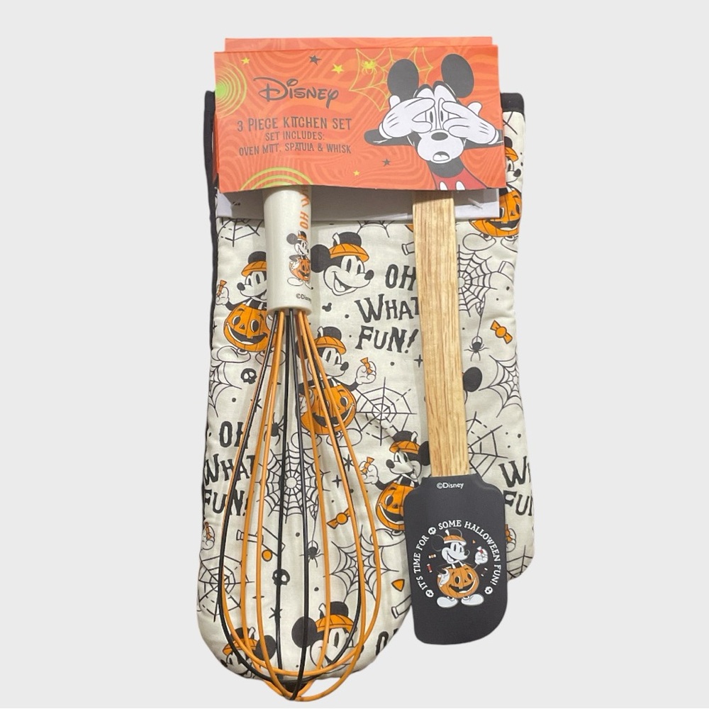 Halloween Mickey 3 Piece Kitchen Baking Set